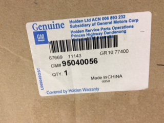 Holden Cruze Genuine Drivers Side Rear Window Weather Strip New Part