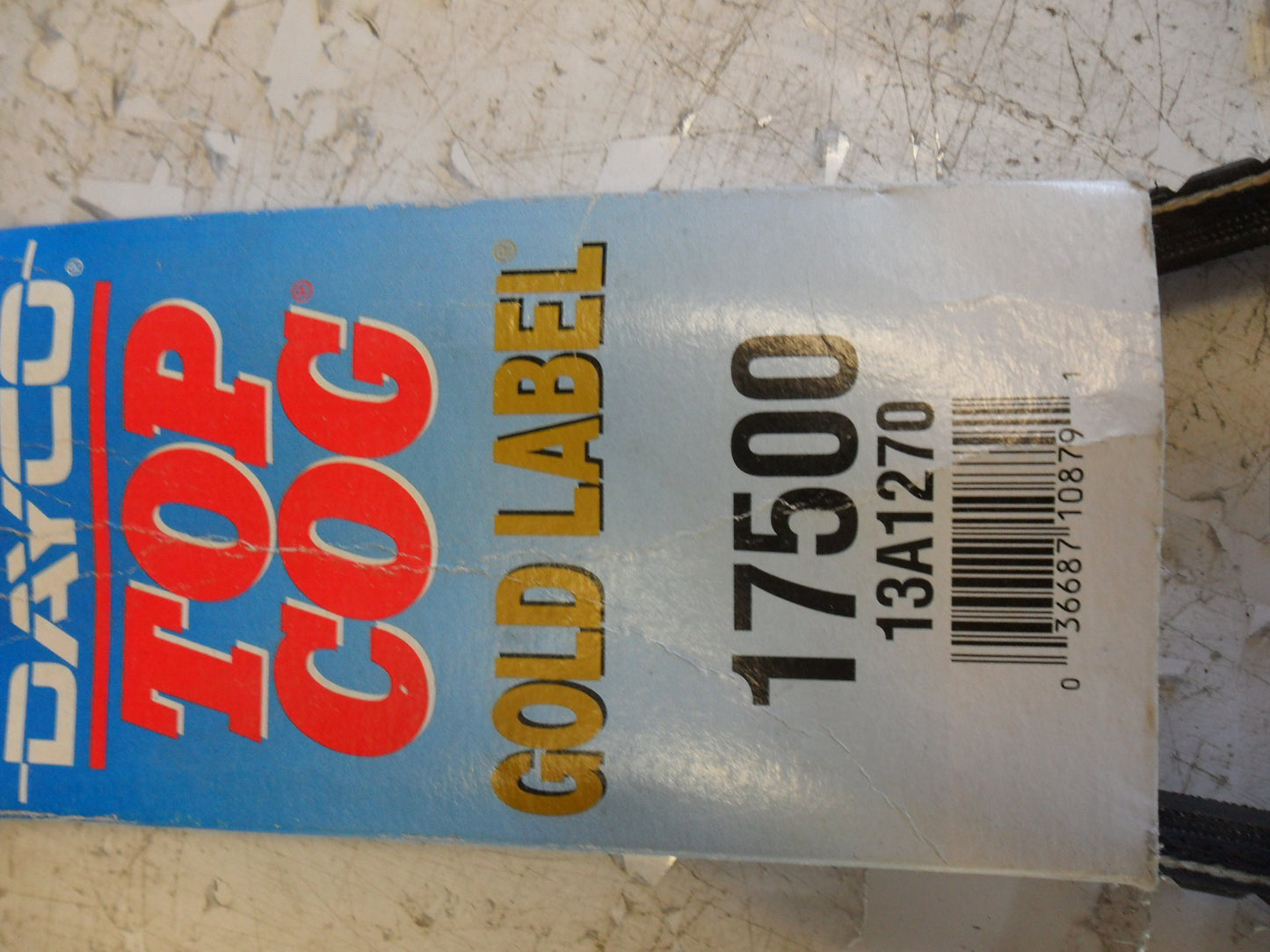 Dayco Top Cog Gold Lable 17500 Accessory Belt NEW PART