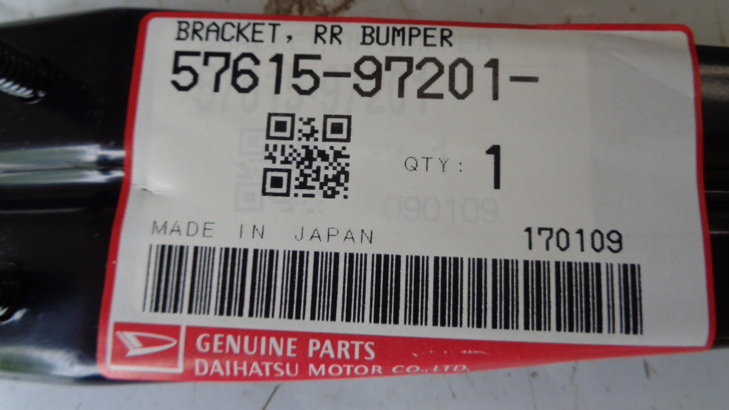 Daihatsu Charade Genuine Rear Bumper Bar Bracket Pair New Part