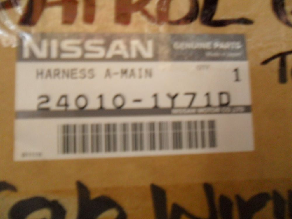 Nissan Patrol GU Genuine Main Cab Wiring Harness New Part