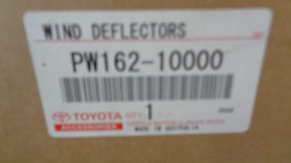 Toyota CH-R Genuine Slimline Weathershield Set 4 New Part