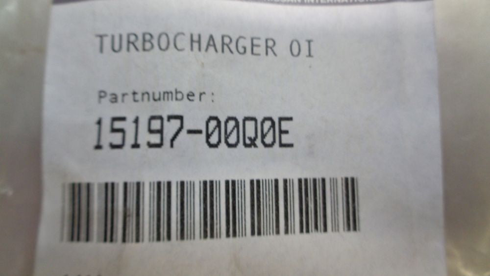 Nissan Qashqai J11 / X-Trail T32 Genuine Turbocharge Oil Outlet Pipe New Part