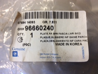 Holden Captiva Genuine Rear Lower Moulding New