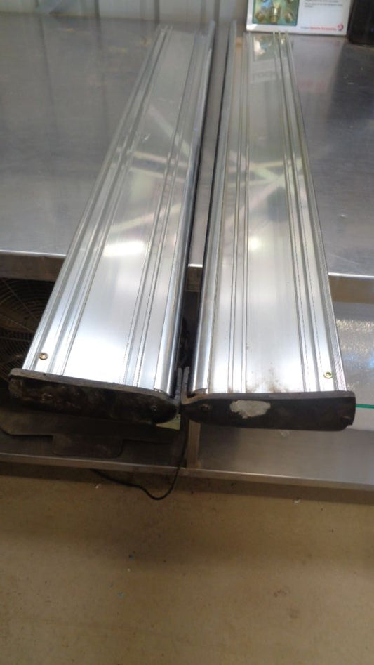 Single Cab Wide Alloy Replacement Side Steps New Part