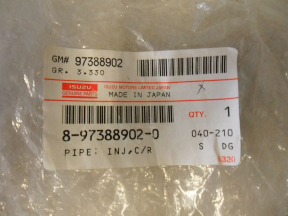 Isuzu D-Max / MU-X Genuine Injector Pipe New Part
