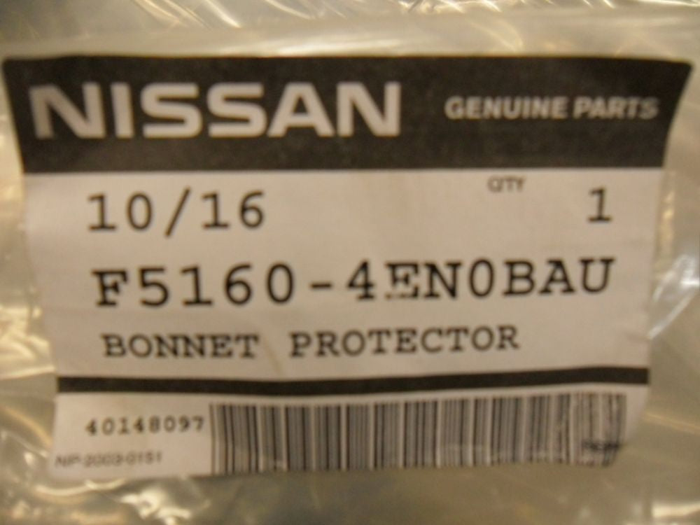 Nissan Qashqai Genuine Smoked Replacement Bonnet Protector New Part