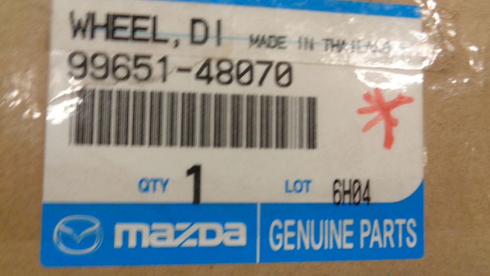 Mazda BT-50 17x8J Genuine Alloy Wheel New Part