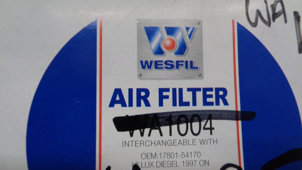 Wesfil Air Filter Element Suitable For Toyota Hilux New Part