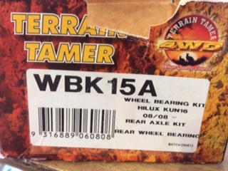 Toyota Hilux KUN16 new rear axel & bearing kit new part