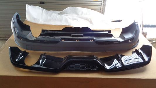 Ford Focus Hatch Genuine Rear Lower Spoiler Kit New Part