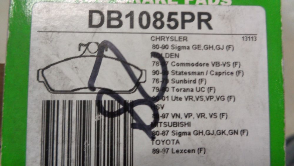Prima Front Brake Pads Suits Holden VB VC VH VK VL VN VP VQ VR VS New Part
