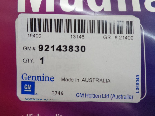 Holden VU-VZ Ute Genuine Rear Mud Flap Set New Part