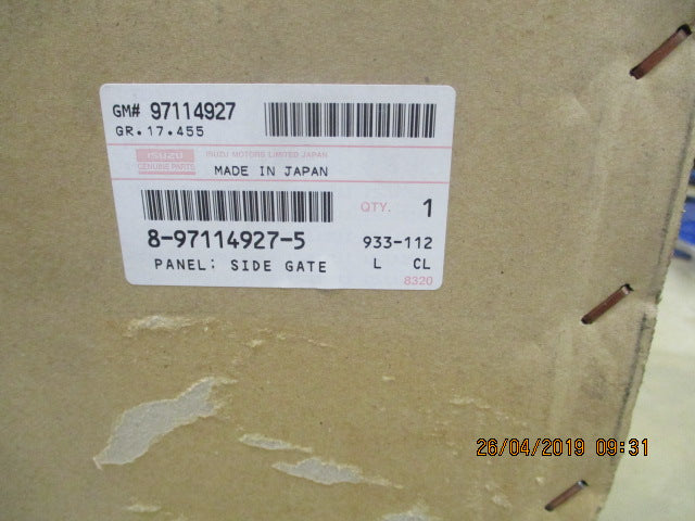 Holden TF Rodeo Genuine Left Hand Rear QTR Panel New Part