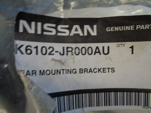 Nissan Navara D40T K/C Genuine Side Step Rear Bracket Set New Part