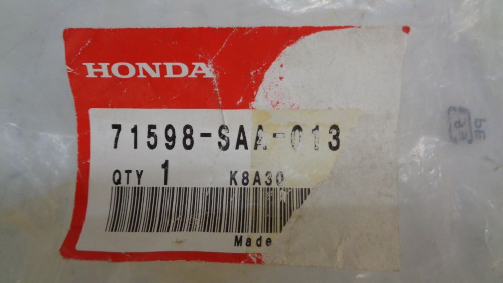 Honda Civic Genuine Left Hand Rear Bumper Spacer New Part
