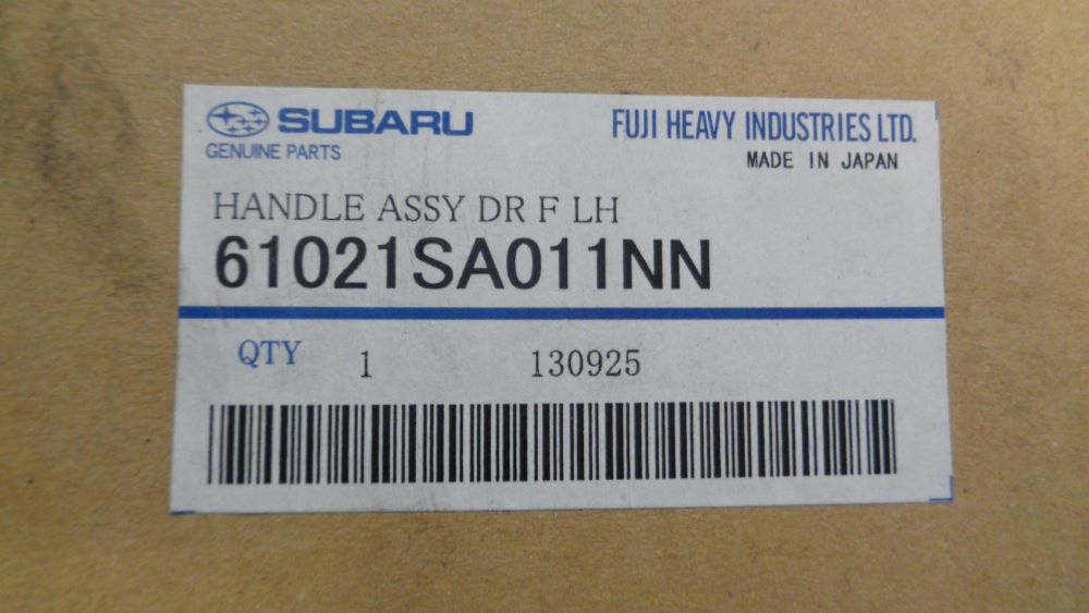 Subaru Forester Genuine Passenger outer door handle assy New Part