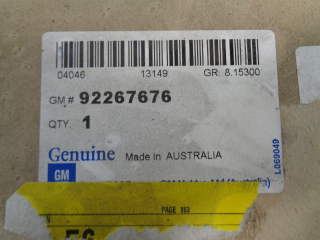 Holden VF Commodore Genuine Left Hand Apron Panel Hole Cover New Part