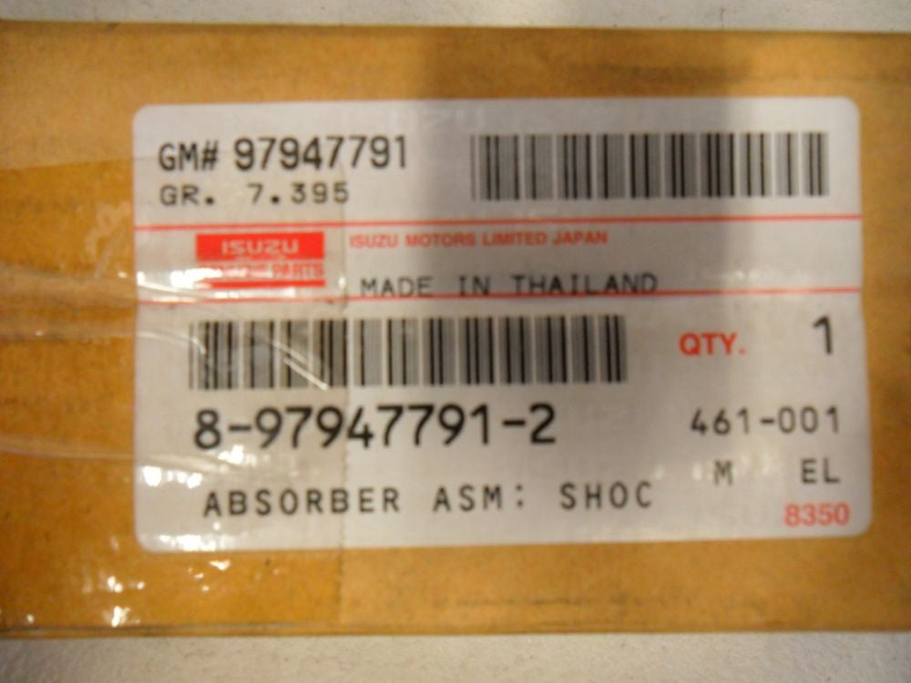 Isuzu D-Max / MU-X Genuine Shock Absorber New Part