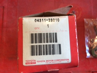 Toyota camry/Corolla genuine master cylinder repair kit new part