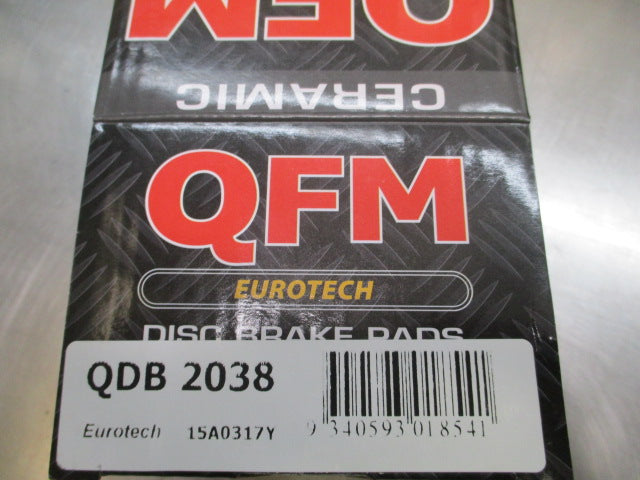QFM Eurotech Cermic Rear Brake Pad set Suits Alfa Romeo New Part