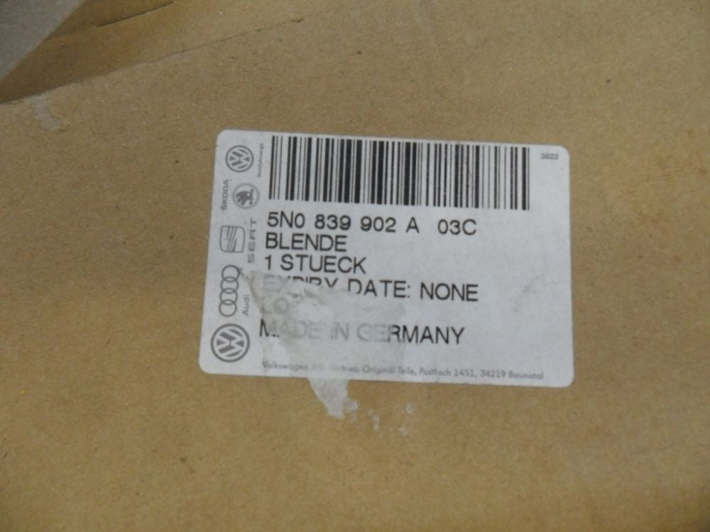 VW Tiguan Genuine External B-Pillar Trim Drivers Side New Part