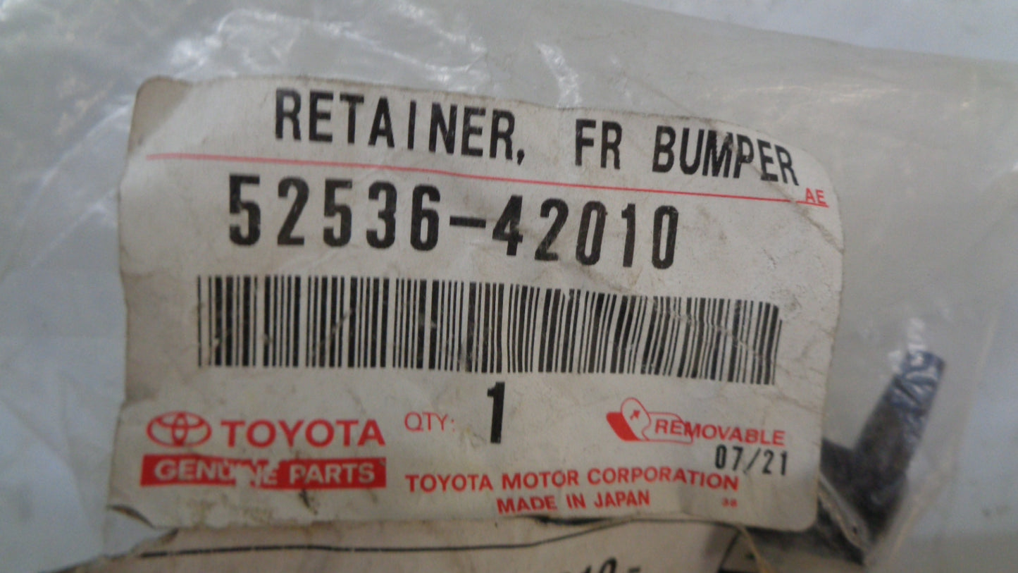TOYOTA RAV4 GENUINE LEFT (PASSENGER) FRONT BUMPER BAR SLIDE NEW PART
