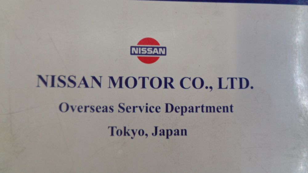 Nissan MQ Patrol Genuine Service Manual New Part