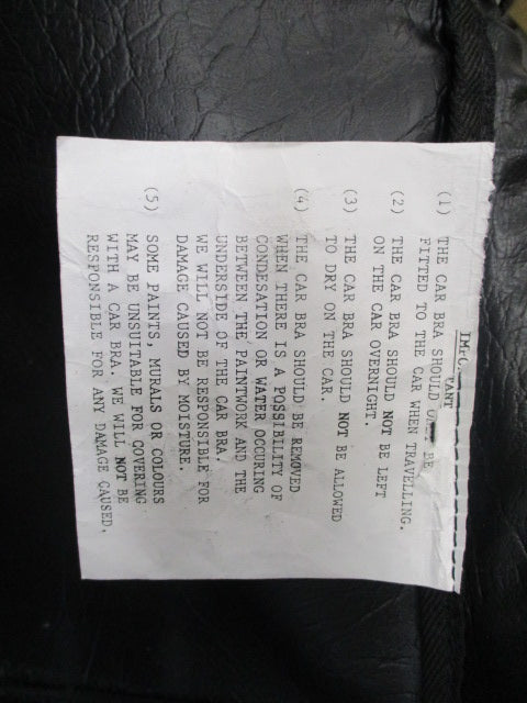 Car Bra By Robco Suits Holden VX Commodore Exec Sedan New Part