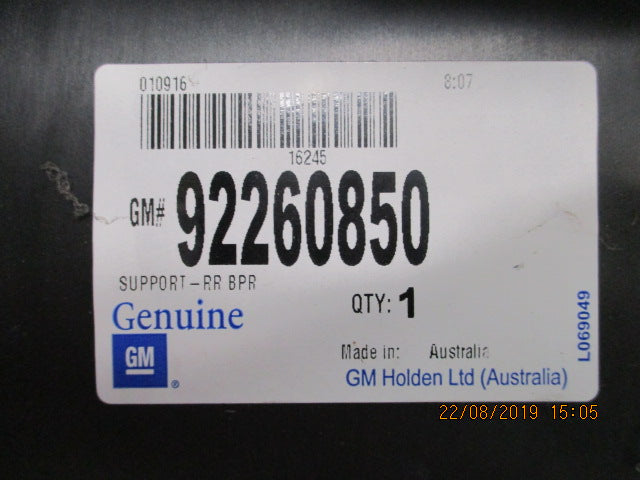 Holden VE Commodore Genuine Right Hand Rear Bumper Bracket New Part