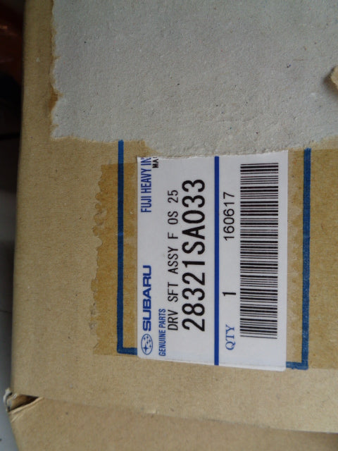Subaru Forester Genuine LHF Drive Shaft New Part