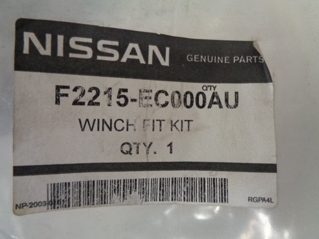 Nissan Navara D40 Genuine Winch Fitting Kit New Part