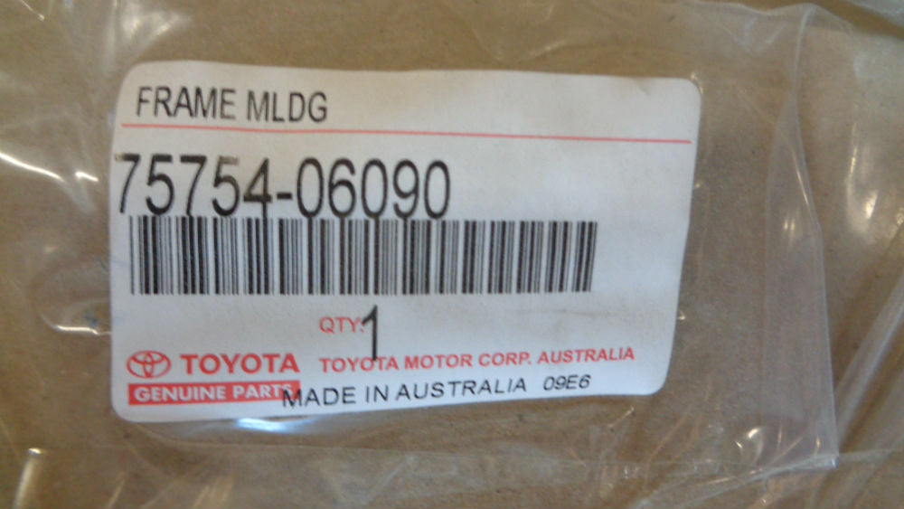 Toyota Camry/Aurion Genuine Front Door Upper Window Frame Moulding