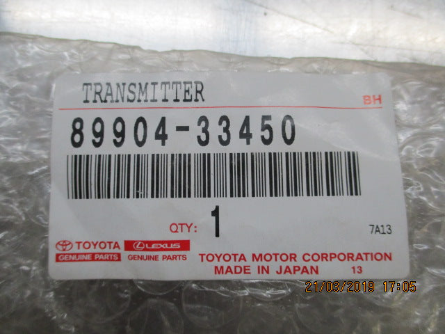 Toyota Aurion-Camry Genuine 4 Button Remote Transmitter New Part