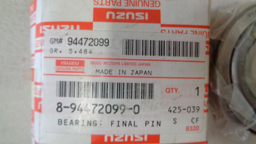 Isuzu D-Max & MU-X Genuine Front Pinion Bearing New Part