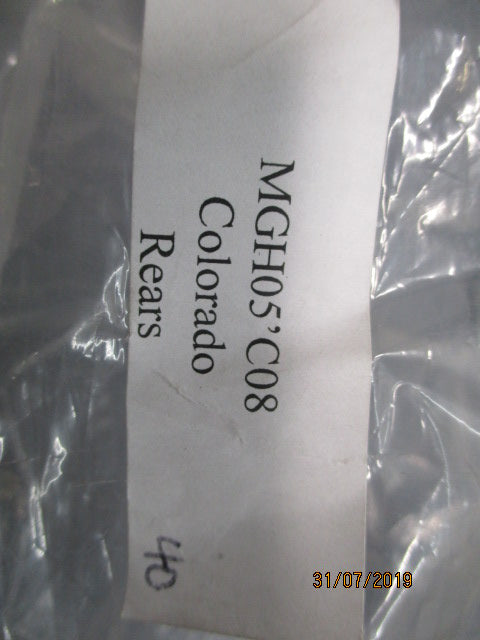 Canvas Seat Cover Company Rear Seat Cover Canvas Suits RC Colorado Dual cab New Part.