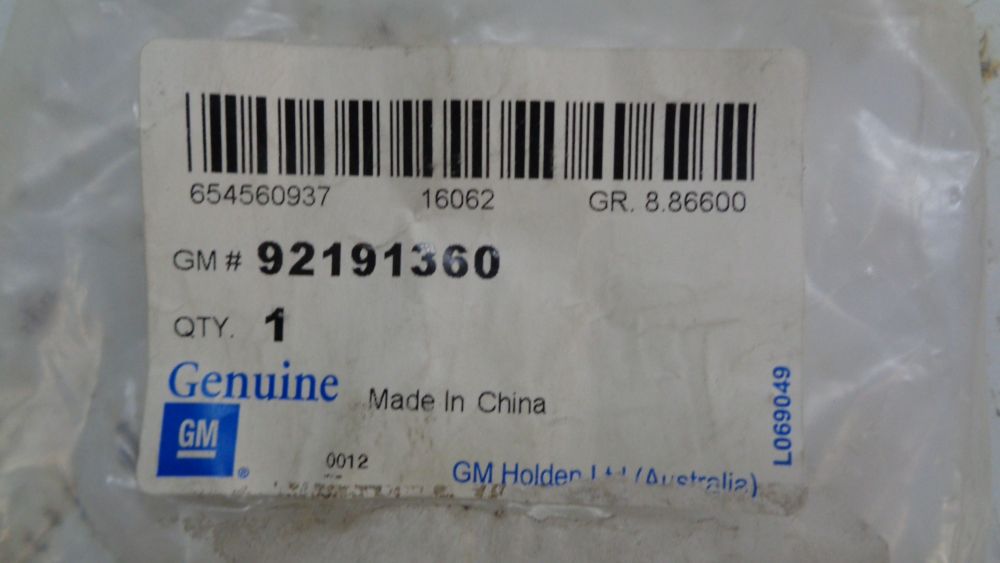 Holden VZ Commodore/WL Statesman Genuine Heater Tap New Part