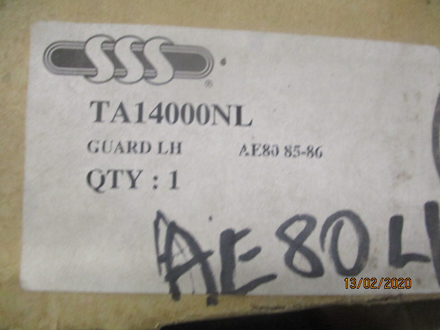 SSS Front Left Guard To Suit Toyota Corolla AE80 New Part