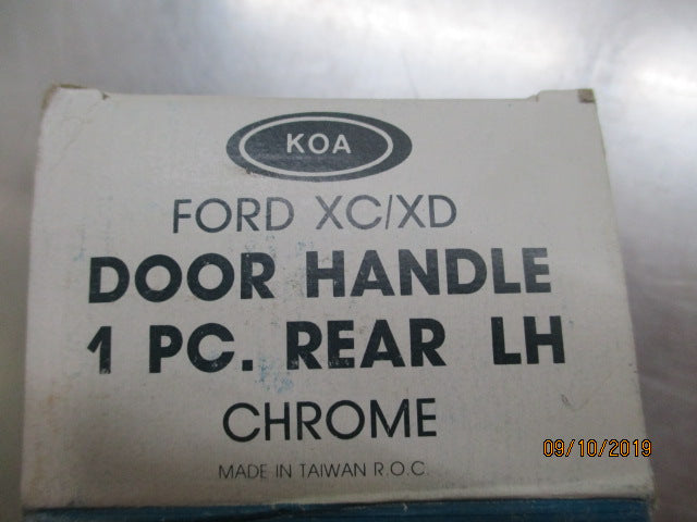 KOA Left Hand Rear Door Handle In Chrome Suits Ford Falcon XC-XD New Part.
