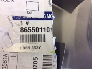 Ssangyong Genuine Horn Lower Assy New Part