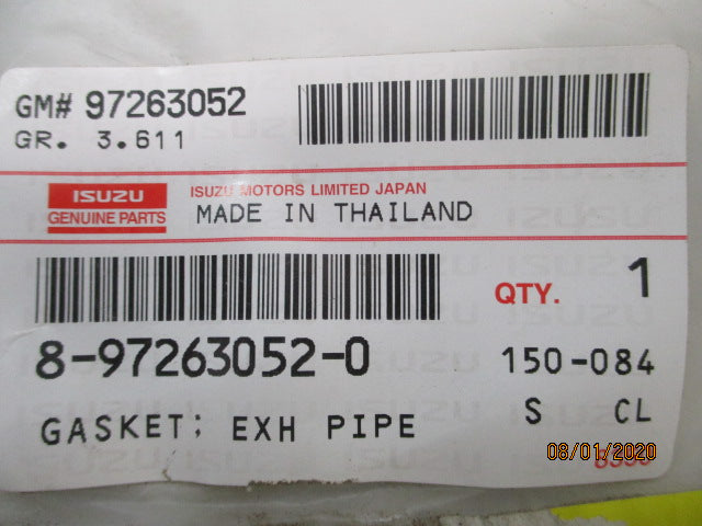 Isuzu D-Max Genuine Exhaust Gasket New Part