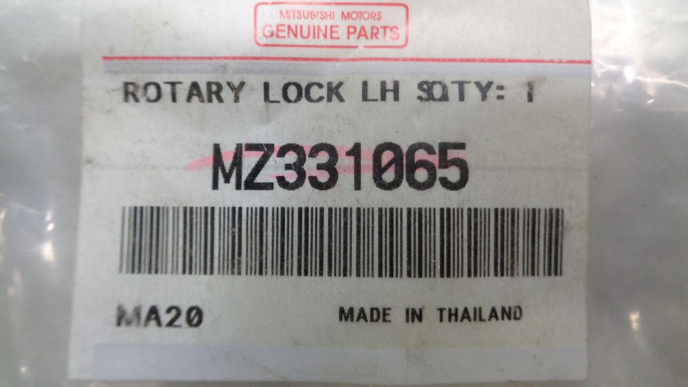 Mitsubishi Triton Genuine LH Rotary Lock Kit New Part
