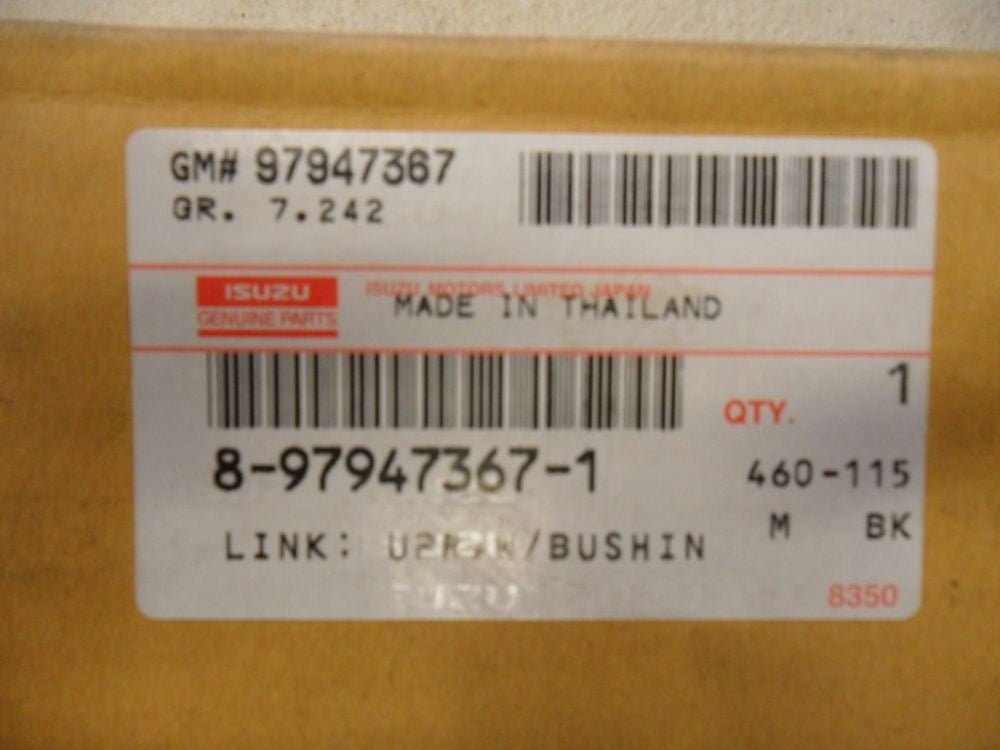 Isuzu Genuine Upper Link Bushing New Part