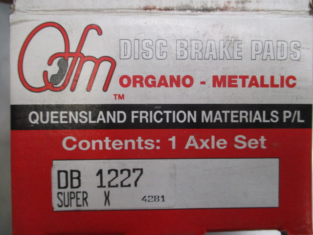 QFM Front Brake Pad Set Suits Toyota MR2 New Part