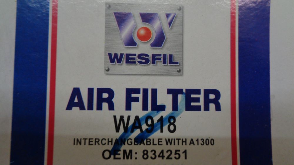 Wesfil Air Filter Element Suitable For Daewoo Cielo New Part