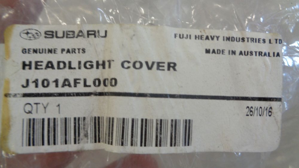 Subaru Impreza Genuine Replacement Drivers Headlight Protectors New Part