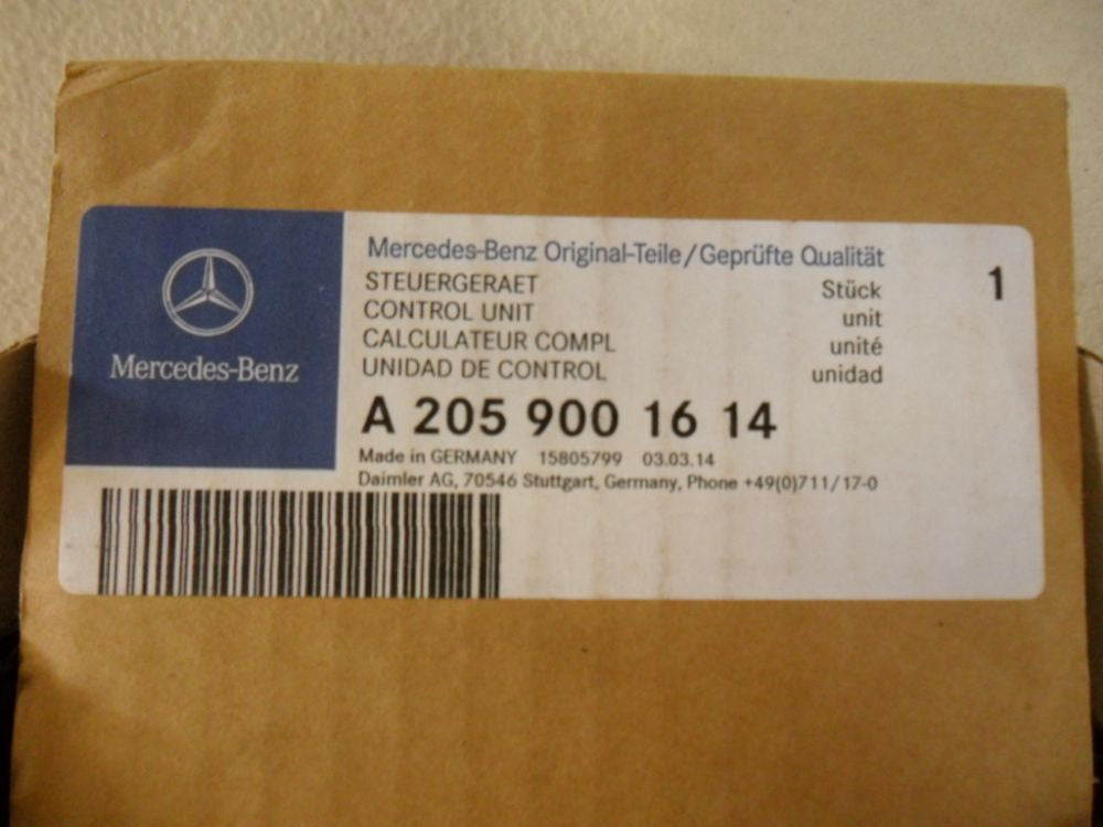 Mercedes Benz Genuine Illuminated Star Control Unit New Part