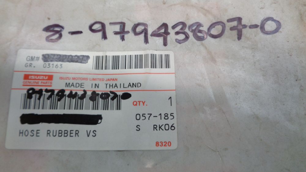 Holden TF Rodeo Genuine Rubber Vaccum Hose New Part