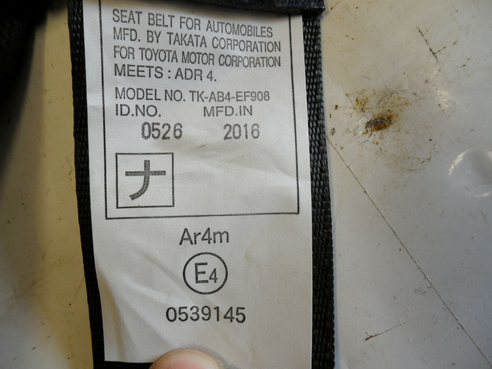 Rear Lap Sash belt suitable for Toyota Hiace and Coaster Bus