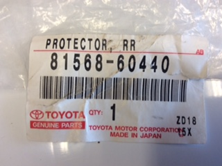 Toyota Landcruiser Genuine Protector Left Hand Rear Light New Part