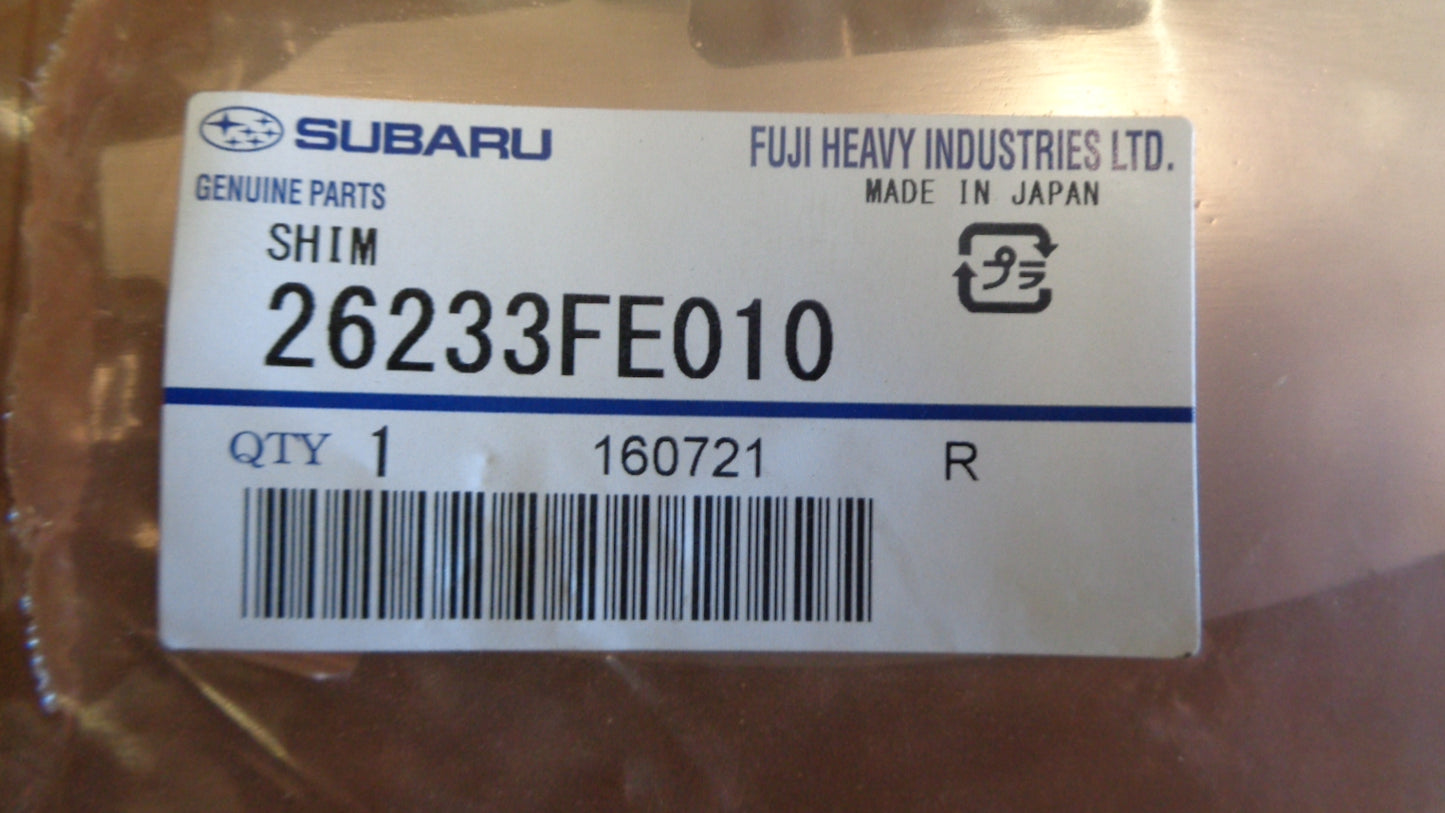 Subaru Genuine Front Brake Outer Shim Set New Part
